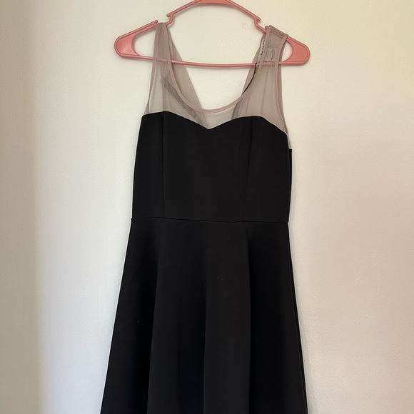 American Rag Black and Cream Mini Dress - Picture 3 of 4